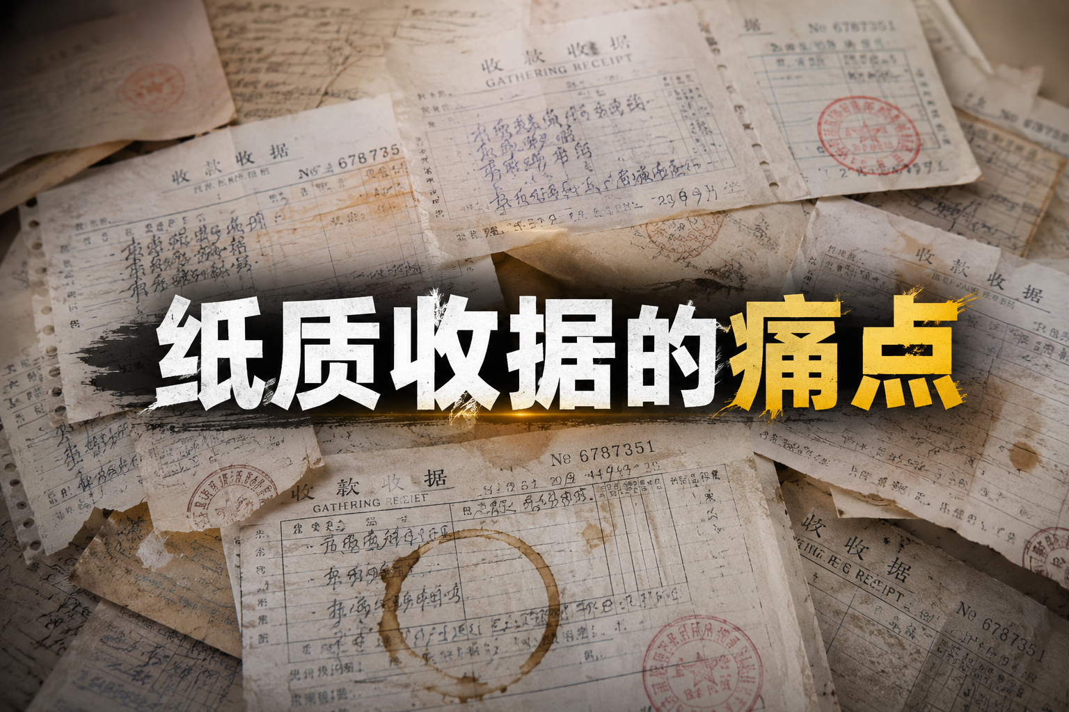 为什么要淘汰纸质收据？因为这几个问题真的很大